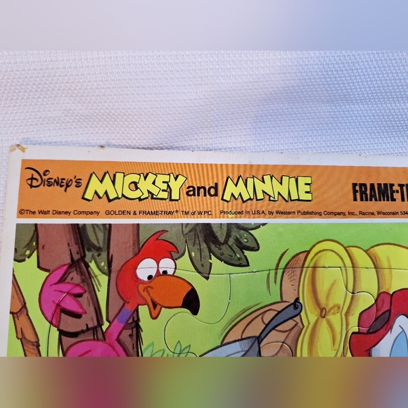 Vtg. Disney "The Puzzling Disney" Vintage tray puzzles set of two. - Picture 4 of 11